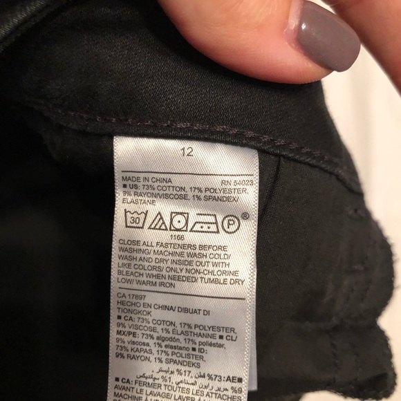 Black Midrise Old Navy Denim - Picture 4 of 4